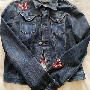 7 For all Mankind Butterfly Denim Jamet sz M